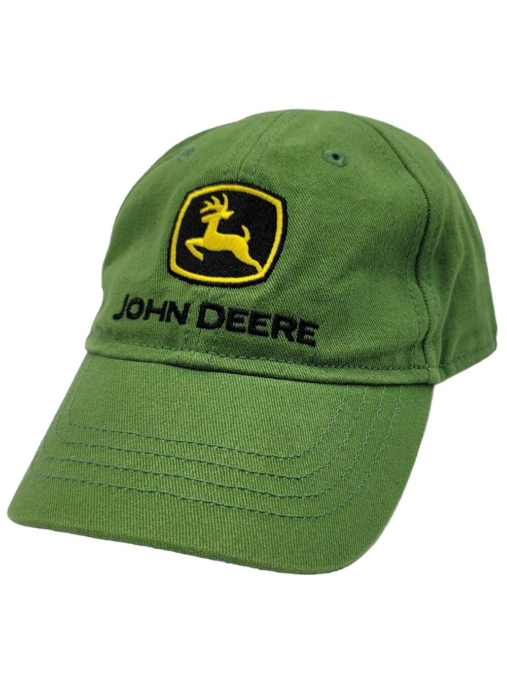 John Deere Toddler Logo Baseball Cap One Size Green Embroidered Adj Official Hat